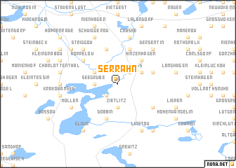 map of Serrahn