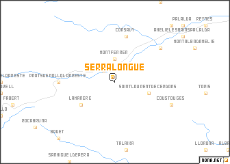 map of Serralongue