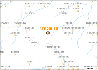 map of Serralta