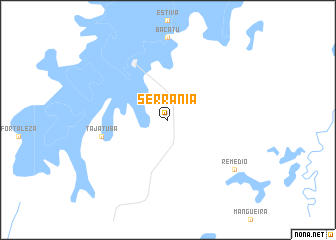 map of Serrania
