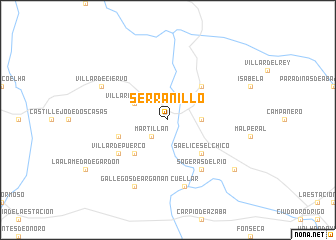 map of Serranillo