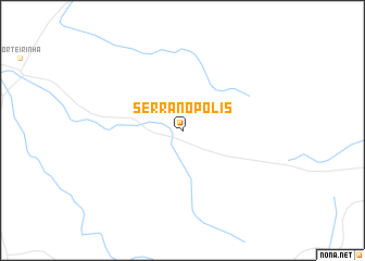 map of Serranópolis