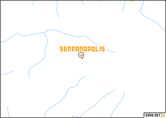 map of Serranópolis