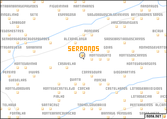 map of Serranos