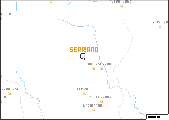 map of Serrano