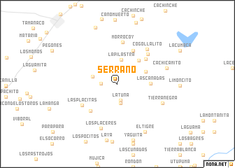 map of Serrano