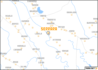 map of Serrara