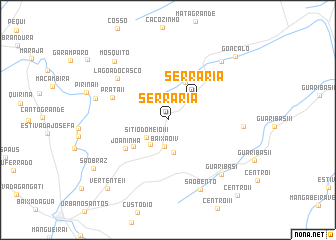 map of Serraria