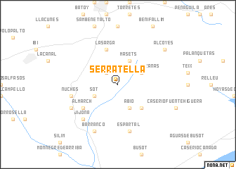 map of Serratella