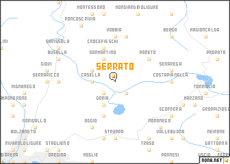 map of Serrato