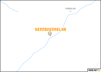 map of Serra Vermelha