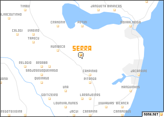 map of Serra