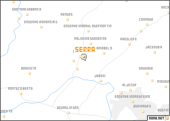 map of Serra