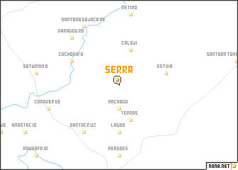 map of Serra