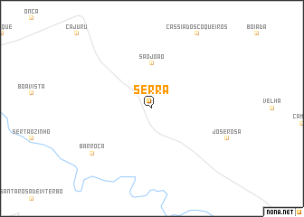 map of Serra