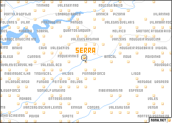 map of Serra