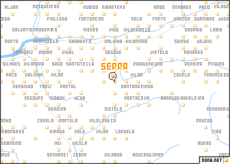 map of Serra