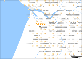 map of Serra