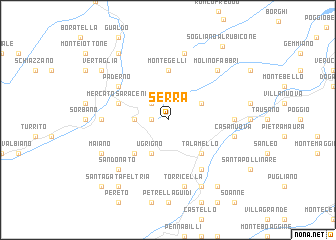 map of Serra