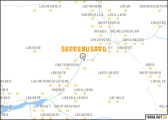 map of Serre-Busard