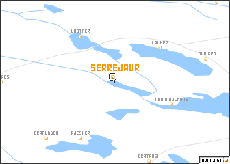 map of Serrejaur