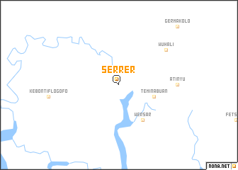 map of Serrer