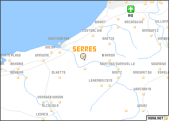 map of Serres