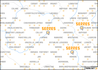 map of Serres