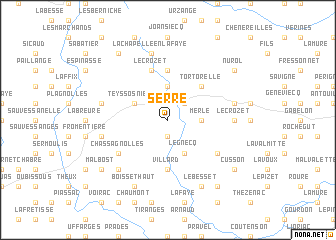 map of Serre