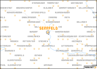 map of Serrfeld