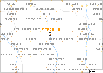 map of Serrilla