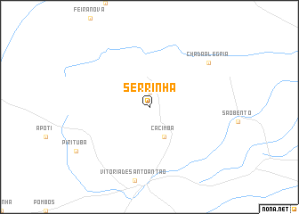 map of Serrinha