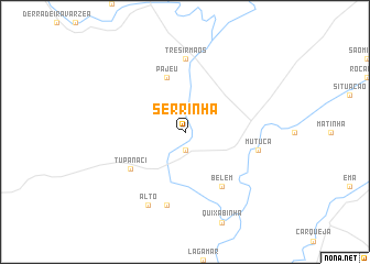 map of Serrinha