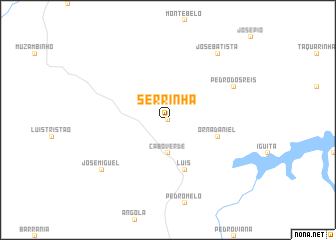 map of Serrinha