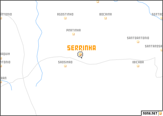map of Serrinha