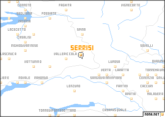 map of Serrisi
