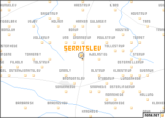 map of Serritslev