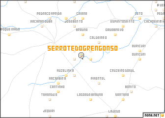 map of Serrote do Grengonso