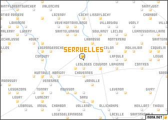 map of Serruelles