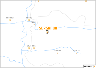 map of Sersandū