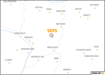 map of Sers