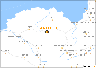 map of Sertello