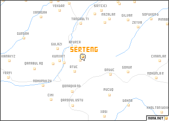 map of Serteng