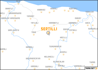 map of Sertilli