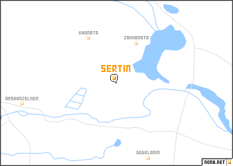map of Sertin