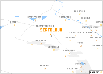 map of Sertolovo