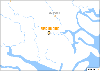 map of Serudong