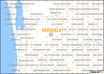 map of Serukele