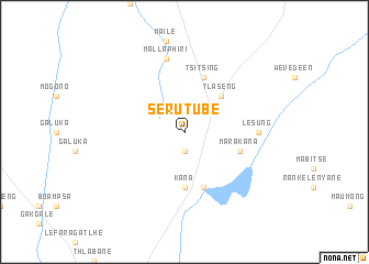 map of Serutube