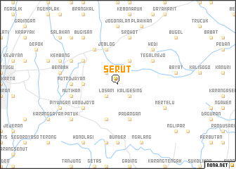 map of Serut